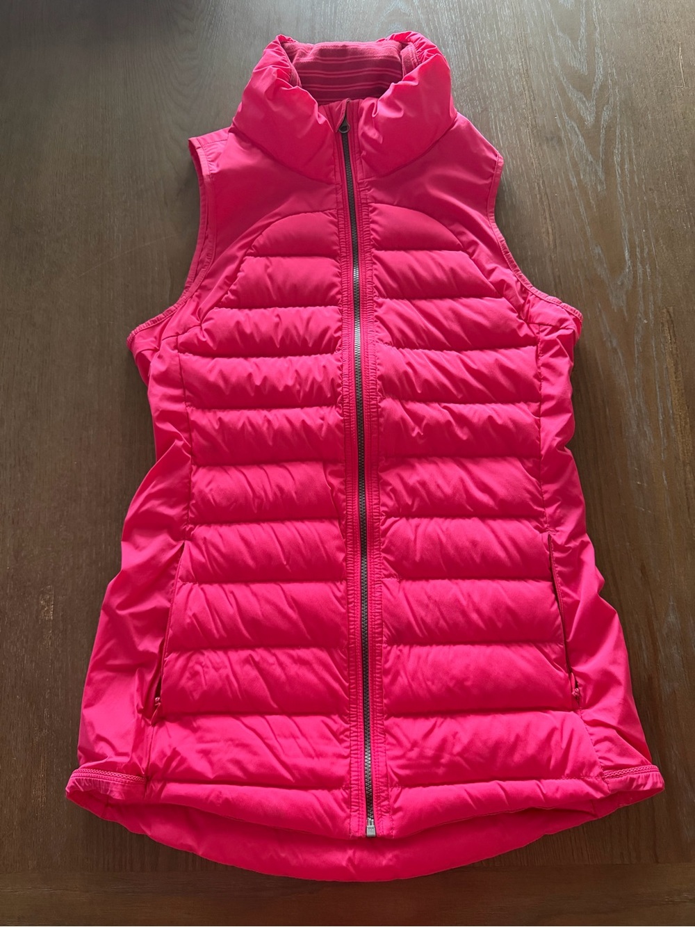 Lululemon Hot Pink Quilted Puffer Vest Size 4